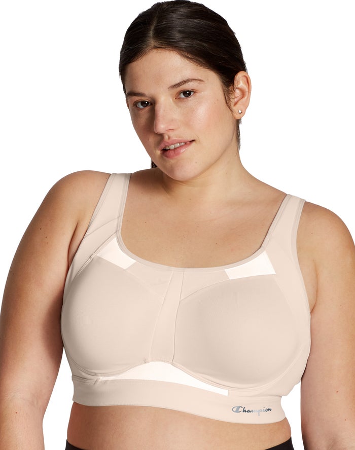 Champion Womens Sports Bra NZ - Plus Motion Control Underwire Khaki ( 6801-NMFBV )